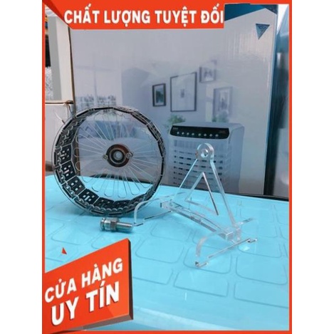 [FreeShip] Wheel run cho Hamster, Size S D12.5 cm vòng quay tập thể dục cho Các bé hamster, có bạc đạn siêu êm