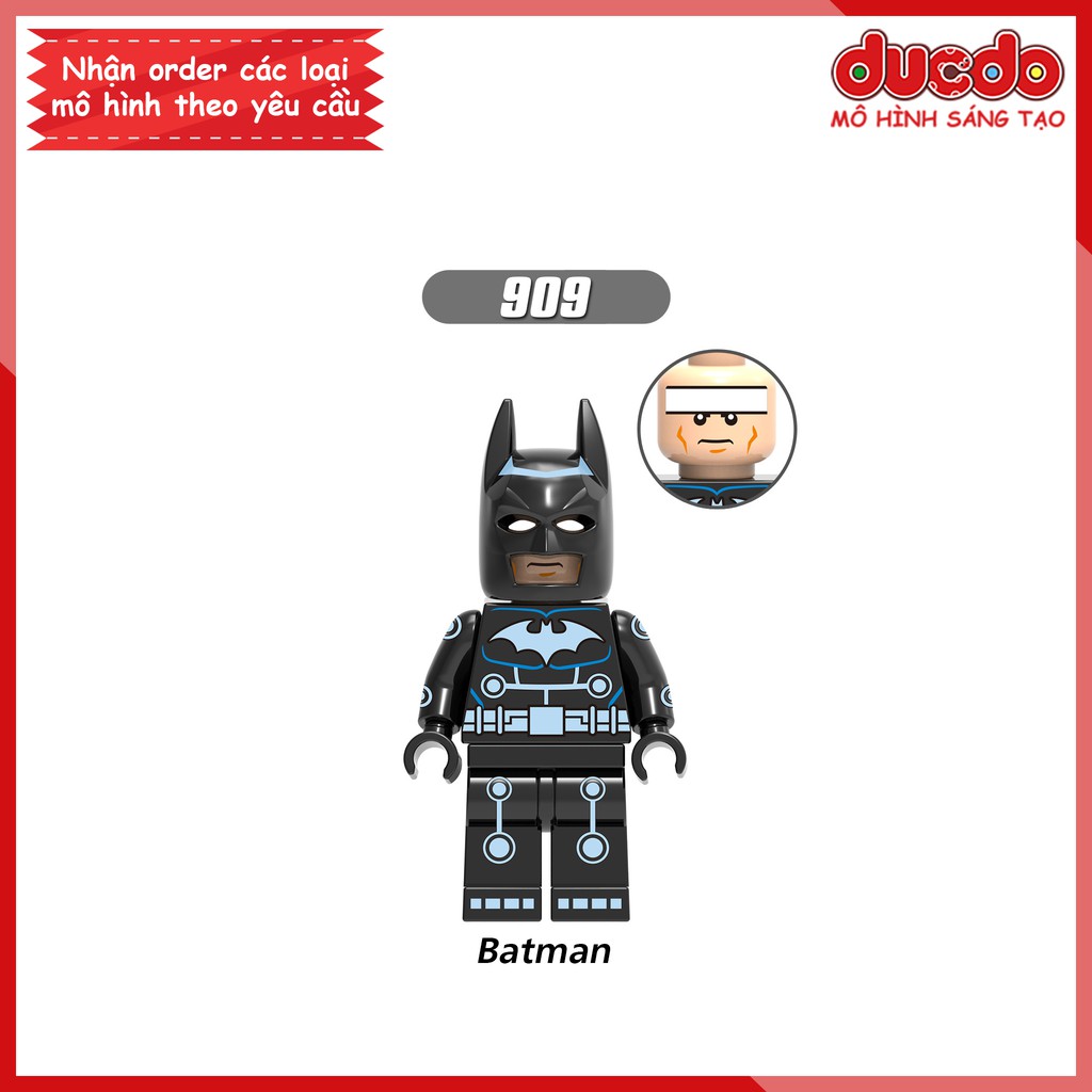 Minifigures các nhân vật anh hùng trong DC Comic - Đồ chơi Lắp ghép Xếp hình Mini Batman Mô hình XINH 0198