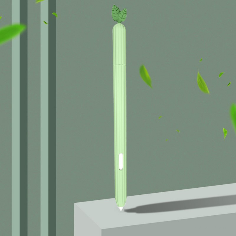 Ốp lưng bút chì silicon hình cà rốt dễ thương có thể thay đổi được cho samsung galaxy tab s7 s pen stylus case