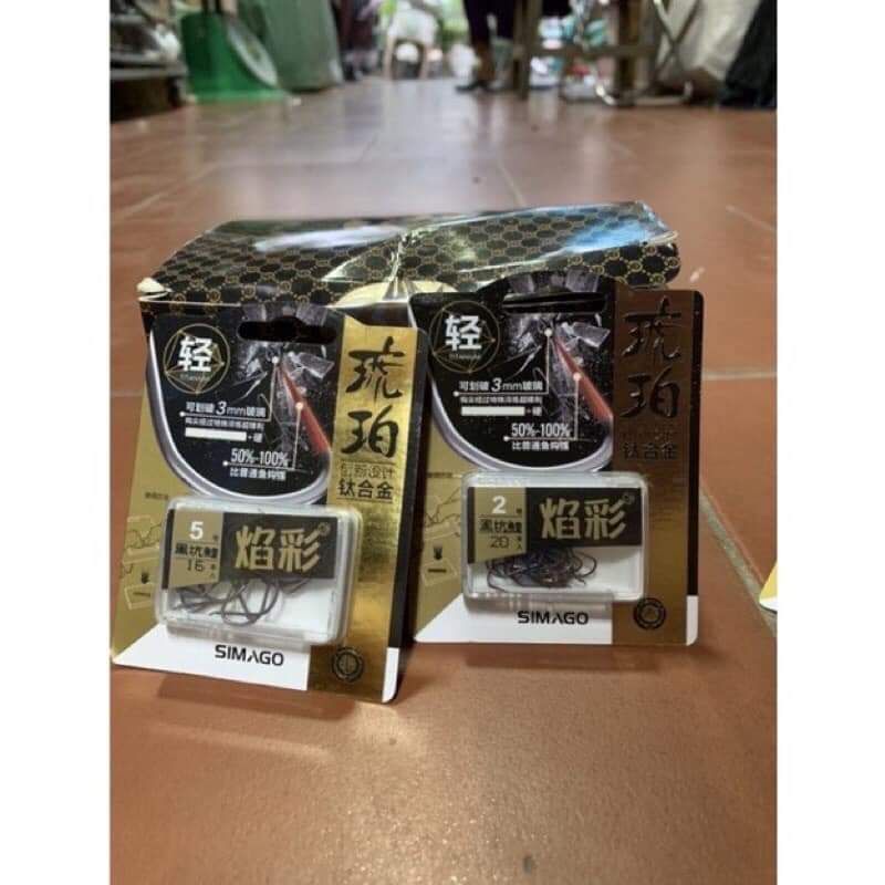 Lưỡi TiTan Câu Đài Chính Hãng  Simago Không Ngạnh Cao Cấp