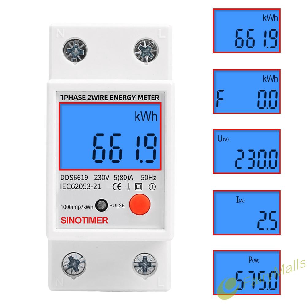 Thiết Bị Đo Công Suất Tiêu Thụ Điện Tử Màn Hình Lcd Chuyên Dụng