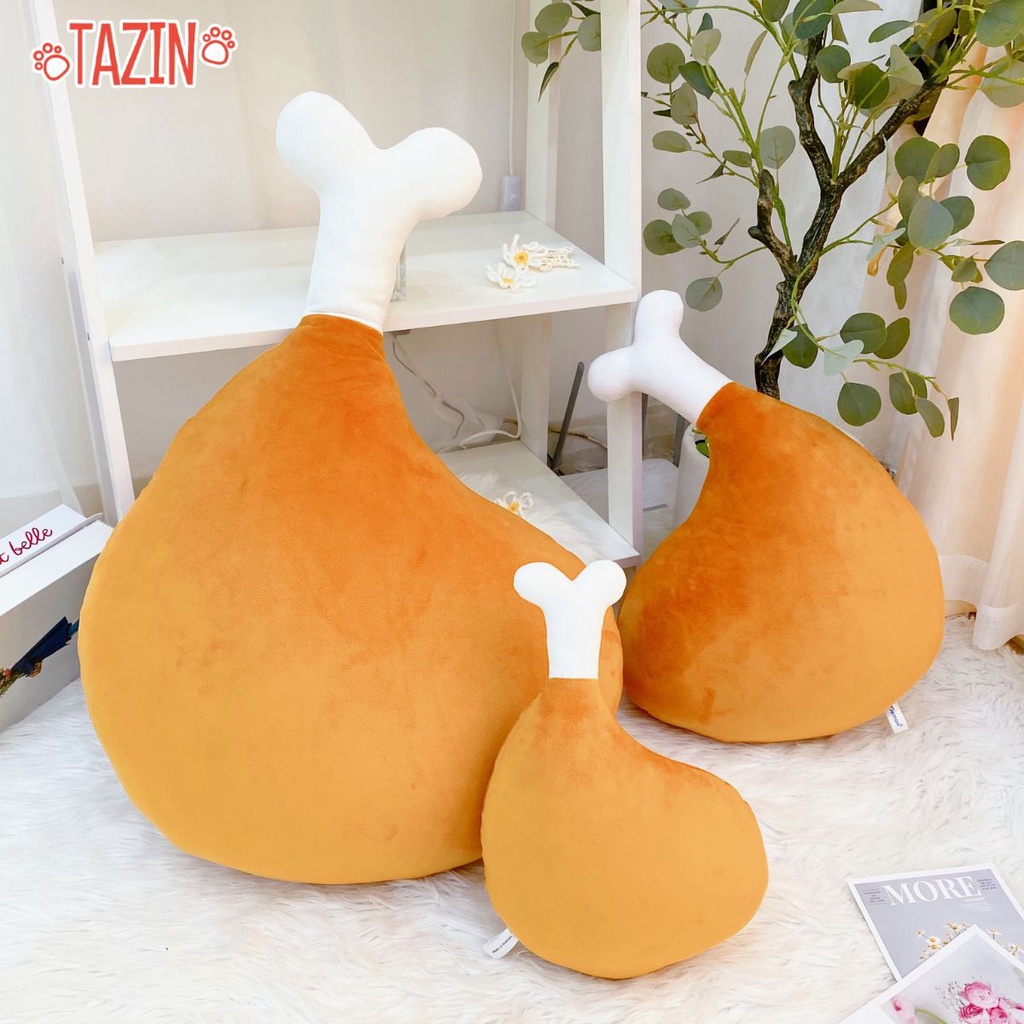 Gấu Bông Đùi Gà Màu Nâu Dễ Thương, Gấu Bông Tazin Cao Cấp