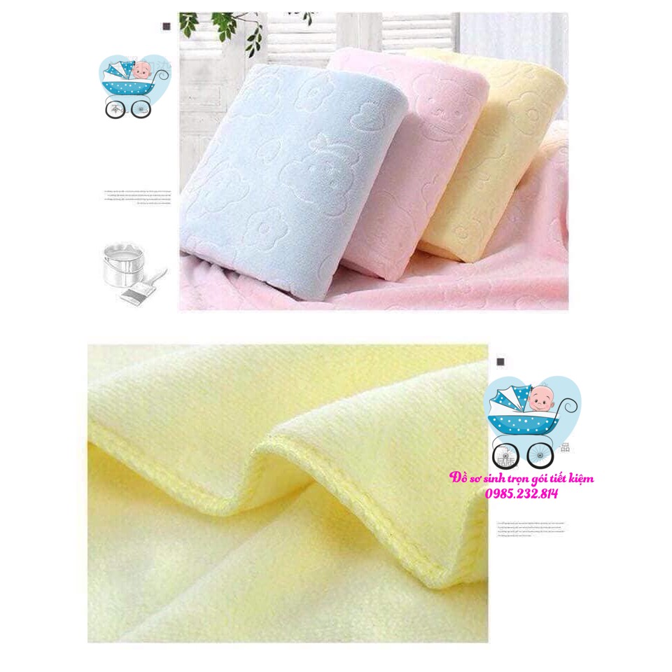KHĂN TẮM COTTON MỀM MẠI CHO BÉ 140*70cm