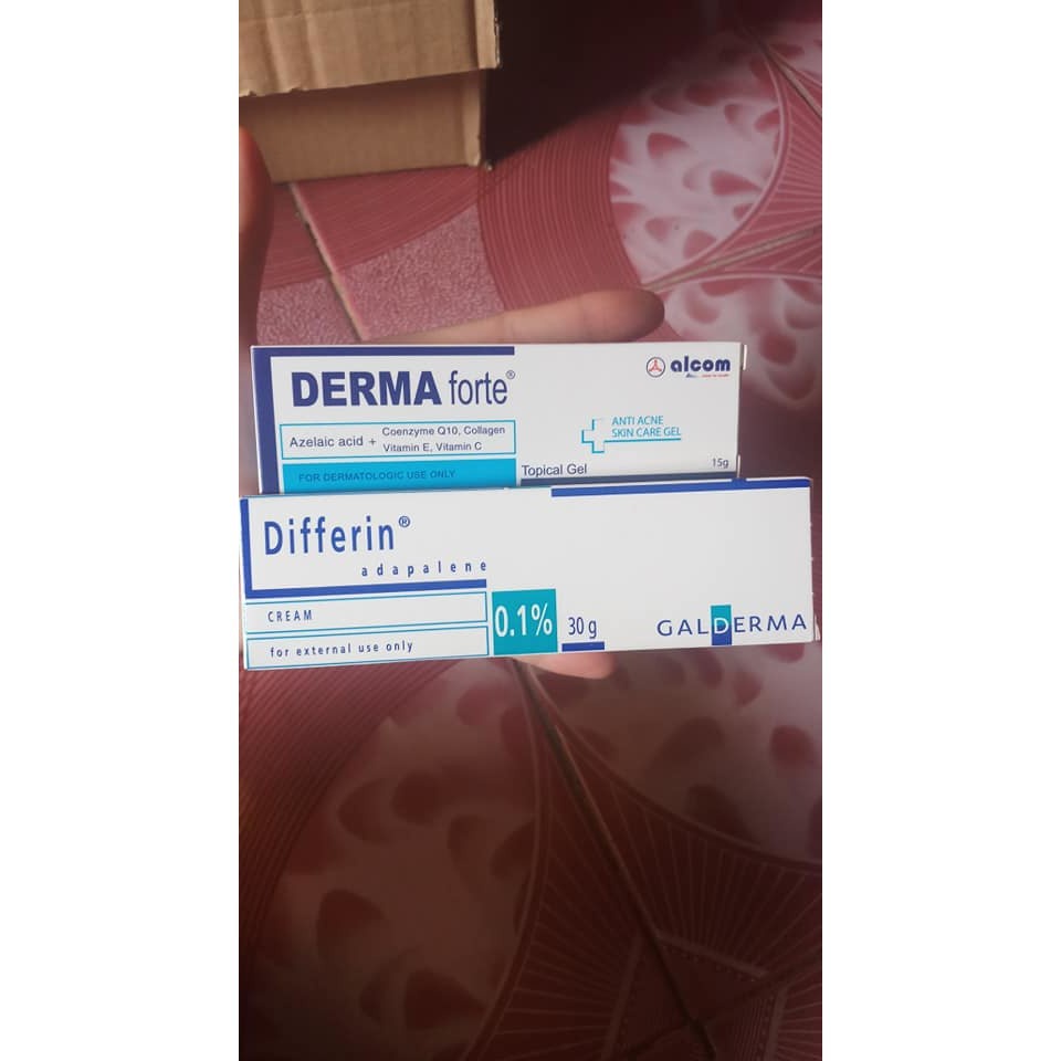 Derma Forte Chính Hãng Gel Giảm Mụn, Kem Mờ Sẹo, Giảm Thâm Dưỡng Da