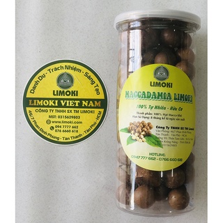 Lon 500G Hạt Macca Nứt Vỏ Tự Nhiên Tây Nguyên