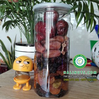 MIXED FRUIT 7 LOẠI TRÁI CÂY SẤY DẺO NHẬP KHẨU CAO CẤP HALI NUTS 500G