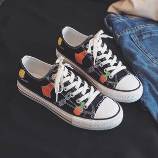 Giày thể thao thấp cổ dáng converse mắt xích
