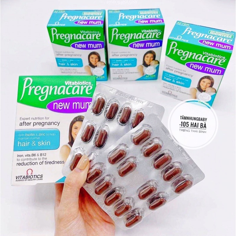 Vitamin tổng hợp cho mẹ sau sinh Pregnacare new mum