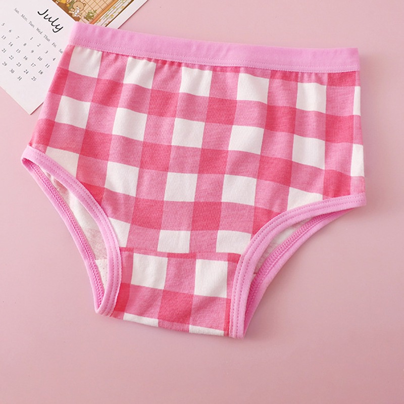 Quần lót ba góc bằng cotton nguyên chất dành cho bé gái