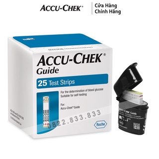 Que thử đường huyết ACCUCHECK GUIDE (25 que / 50 que)