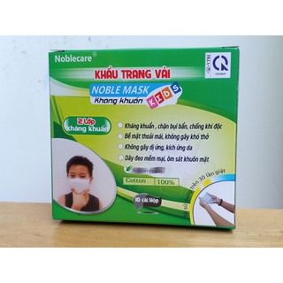 Khẩu trang vải kháng khuẩn Noble Mask Kids