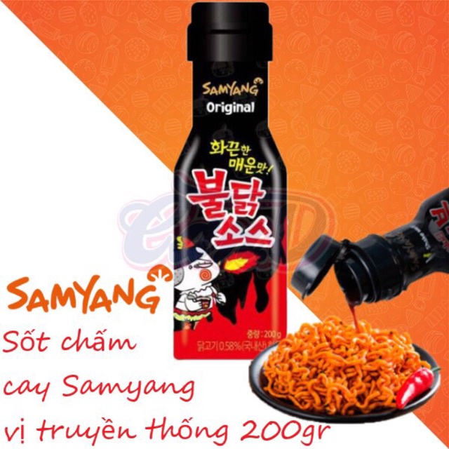 Nước sốt chấm gà cay Samyang vị truyền thống (chai lẻ 200gram)