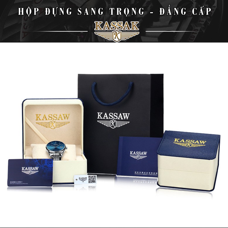 Đồng hồ Nam KASSAK RUSSIAN 1902 Siêu Sang + Tặng Kèm Pin ĐH Dự Phòng