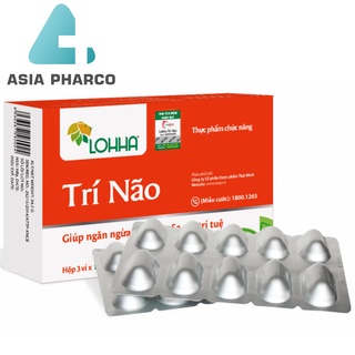 lohha trí não - ngăn ngừa teo não ( loha trí não) hộp 30 viên