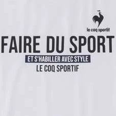 Áo T-Shirt Le coq sportif nam - QMMTJA05-WHT