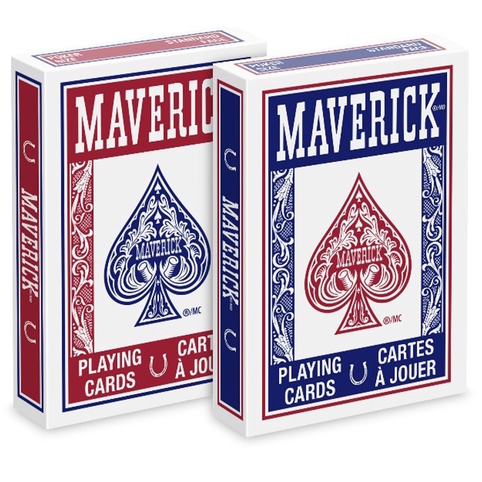 Bộ bài tây chính hãng hàng Mỹ 52 thẻ Maverick Standard Index Playing Cards