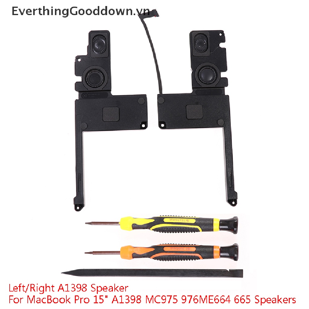 EverthingGooddown Left/Right A1398 Speaker Replacement for MacBook Pro 15&quot; MC975 976ME664 665 vn