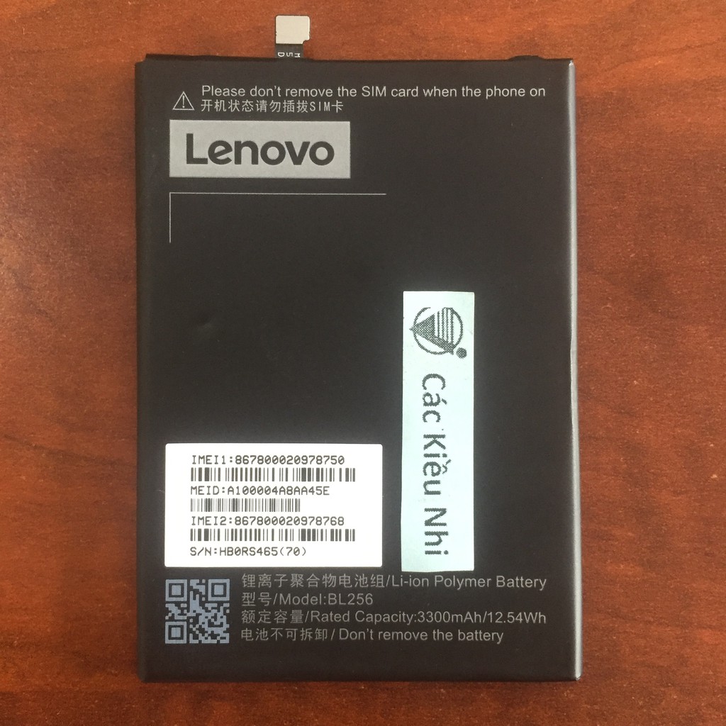 [Mã 11ELSALE hoàn 7% đơn 300K] Pin Lenovo BL256