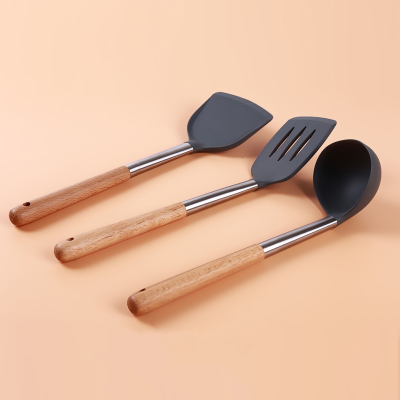 Xẻng Chiên Thức Ăn Bằng Thép Không Gỉ