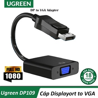 Cáp chuyển đổi Displayport to VGA Ugreen DP109 chính hãng