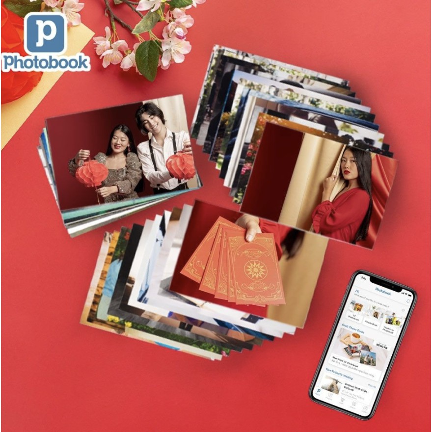 [Toàn Quốc] [E-voucher] Combo in 100 tấm ảnh trang trí phòng 10 x 15cm theo yêu cầu - Thiết kế trên web Photobook