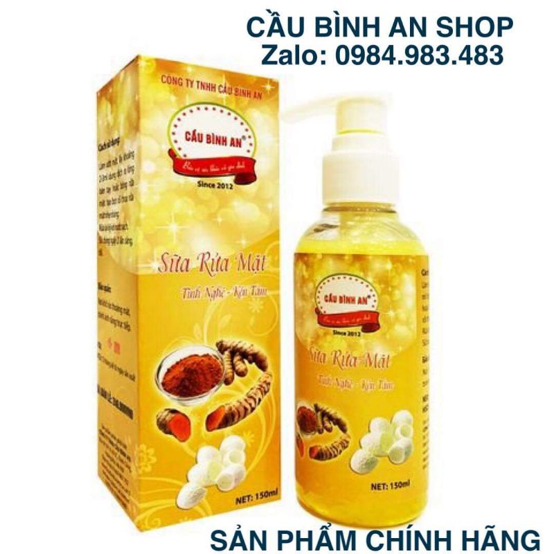 Sữa rửa mặt tinh nghệ kén tằm Cầu Bình An