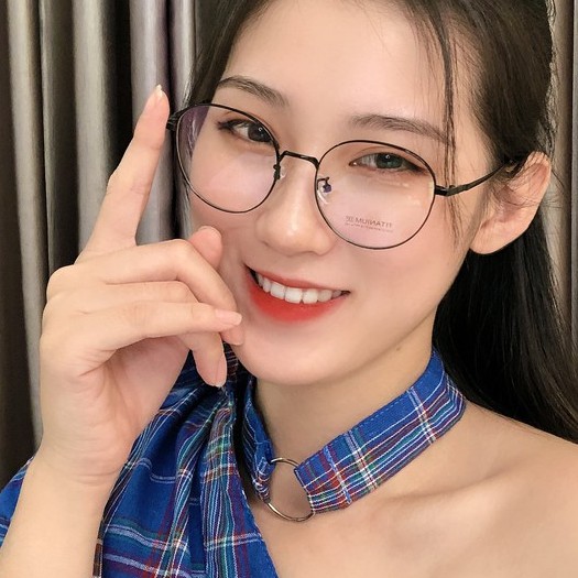 Gọng kính titanium 5201319 thời trang cao cấp nam nữ siêu nhẹ siêu bền OURESS