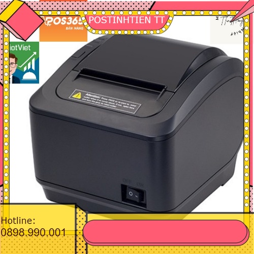 Máy in hoá đơn bán hàng Xprinter K200L in bill Không Dây qua mạng LAN từ điện thoại máy tính PC