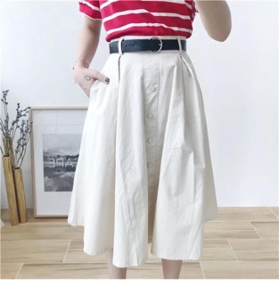 Set áo sọc và chân váy (Order 7-10 ngày)