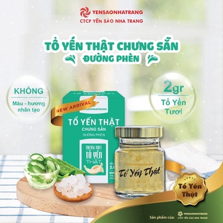 [YẾN SÀO NHA TRANG] Tổ Yến thật chưng sẵn - Ðường phèn - Lọ 70ml  ,khanhtrangfood