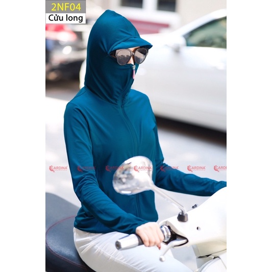 ☾Áo chống nắng nữ 1 lớp Cardina chất thun lạnh cao cấp bảo vệ làn da | BigBuy360 - bigbuy360.vn