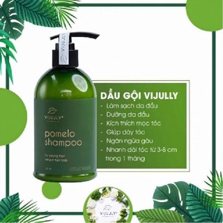 Dầu gội bưởi Pomelo Shampoo - Dòng dầu gội dưỡng tóc chắc khỏe, giảm rụng thiên nhiên cao cấp của Vi Jully