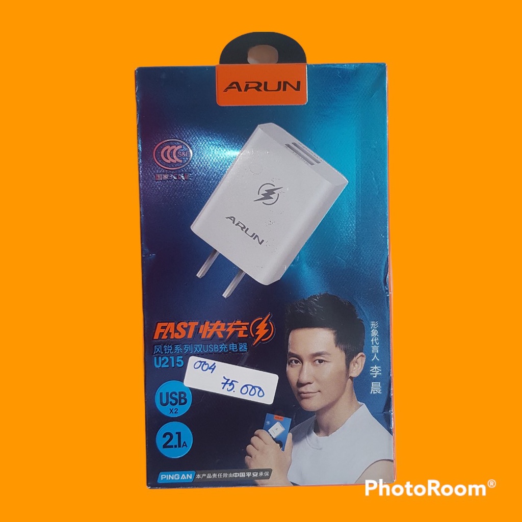 004 U215 CỐC SẠC ARUN 2.1A
