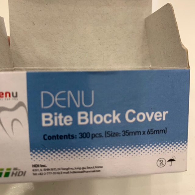 Bao phim nha khoa - Denu Bite Block Cover