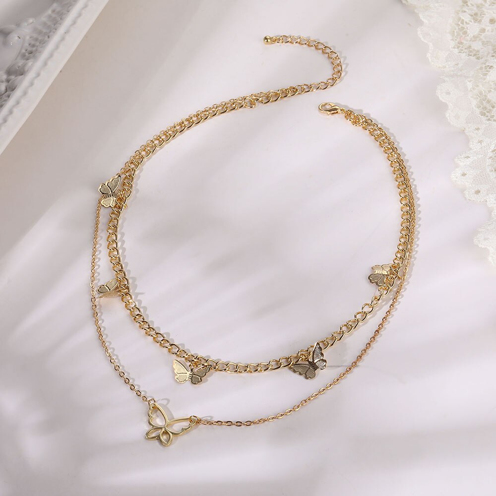Vòng Cổ Choker Mặt Bướm Nhiều Thiết Kế Tùy Chọn Cổ Điển Thời Trang Cho Nữ