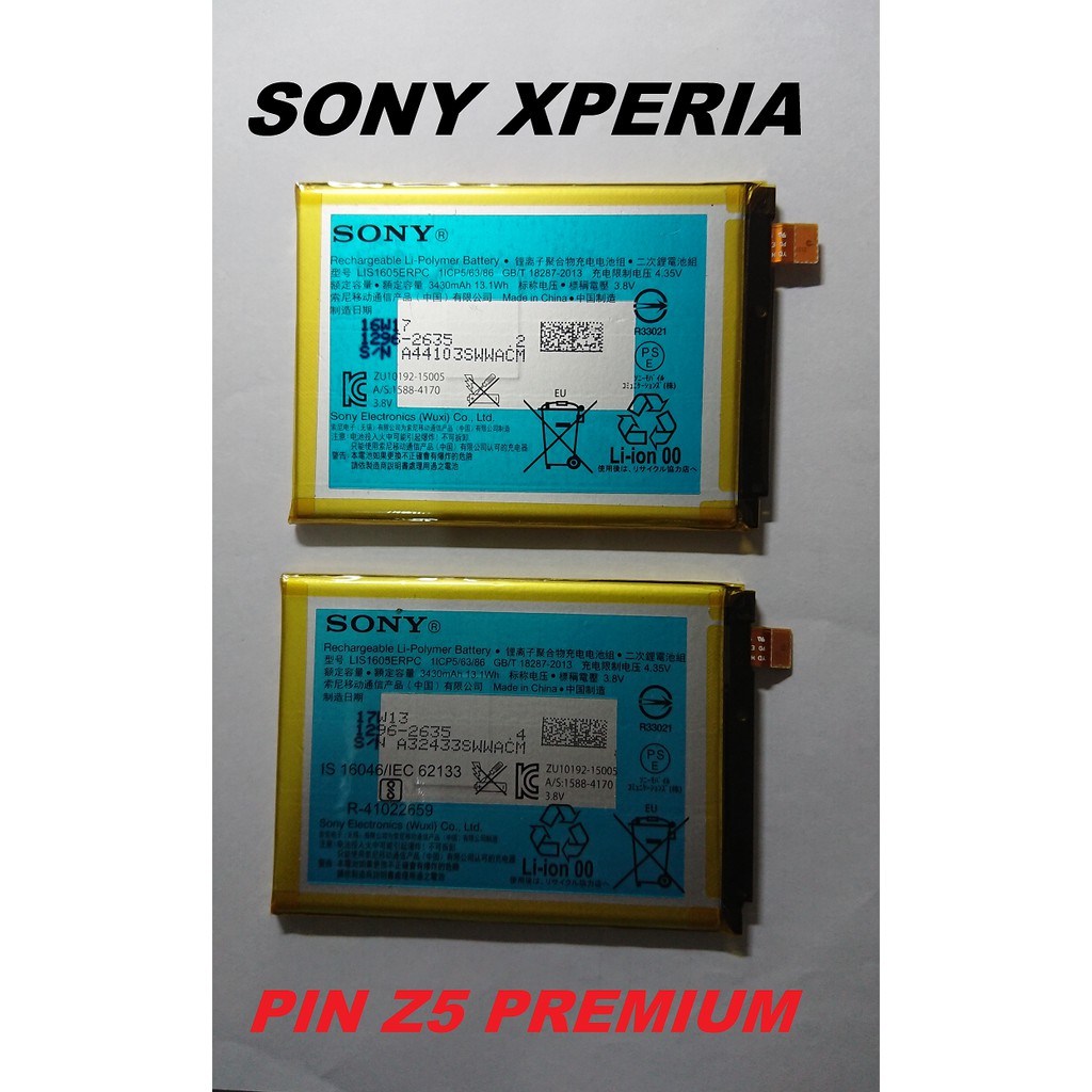 PIN ZIN NEW CHÍNH HÃNG SONY XPERIA Z5 PREMIUM-E6883