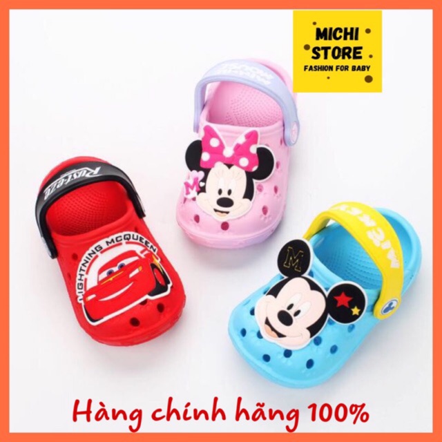 Dép trẻ em chính hãng BOBDOG MICKEY chống trơn trượt hiệu quả cho bé trai và bé gái
