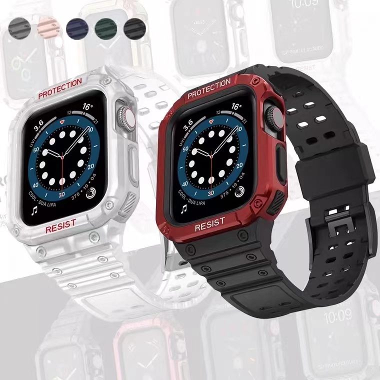 Ốp Bảo Vệ Đồng Hồ Thông Minh Apple Watch 44mm 45mm 42mm 40/38 Watch Series 7 6 5 4 SE TPU