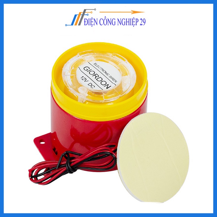 Còi Hú Báo Động 1 Tiếng Cảnh Sát- 12VDC