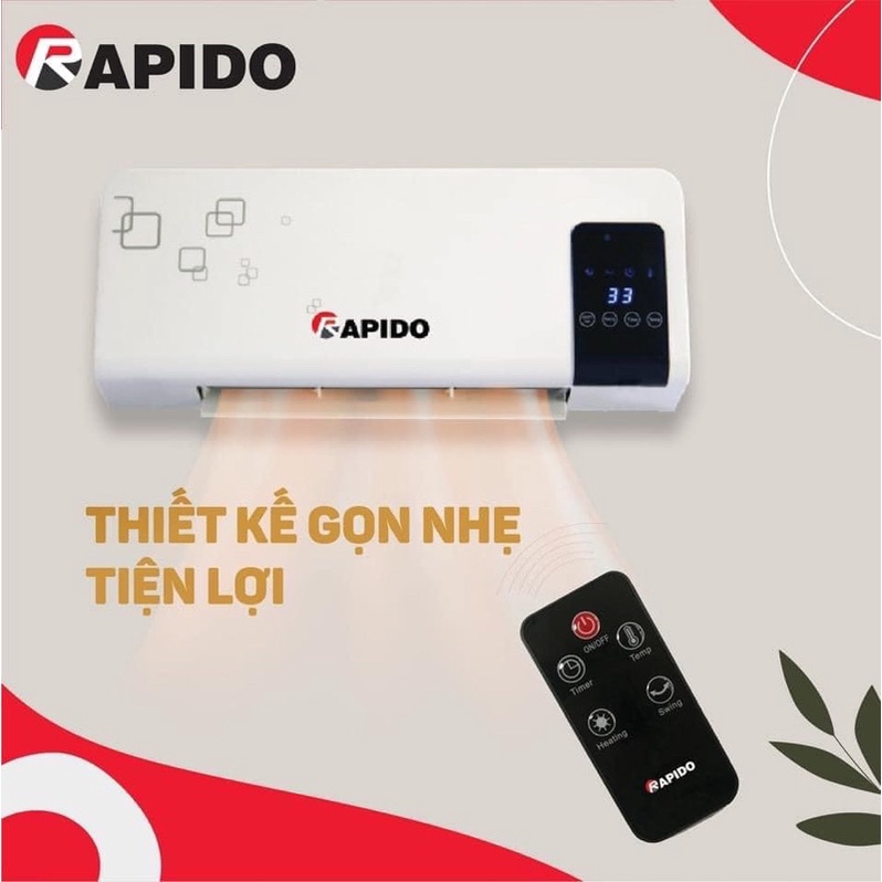 Máy sưởi gốm Rapido
