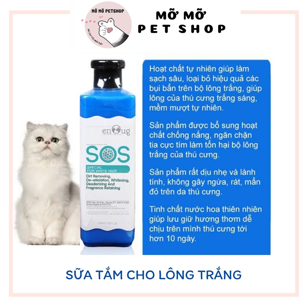 SỮA TẮM SOS 530ML CHO CHÓ MÈO