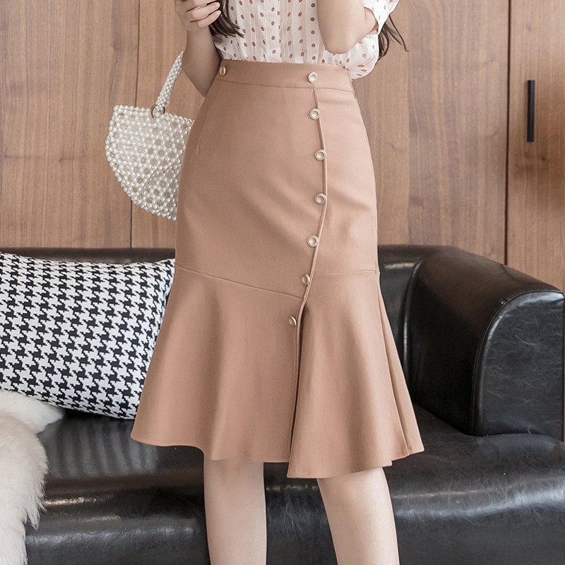 Chân váy xếp li lưng cao phong cách Hàn Quốc | BigBuy360 - bigbuy360.vn