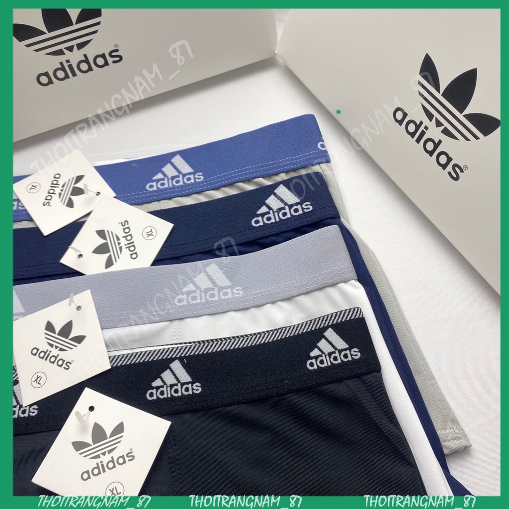 [SALE] Quần lót nam, quần sịp đùi nam ADIDAS, quần sịp nam thun lạnh, co giãn 4 chiều thoải mái, thấm hút mồ hôi