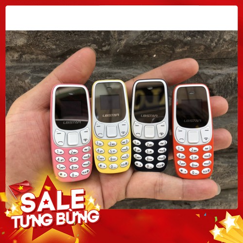 Điện thoại mini Siêu Nhỏ B3310 02 sim 02 sóng : gắn được thẻ 8G. - Hàng nhập khẩu