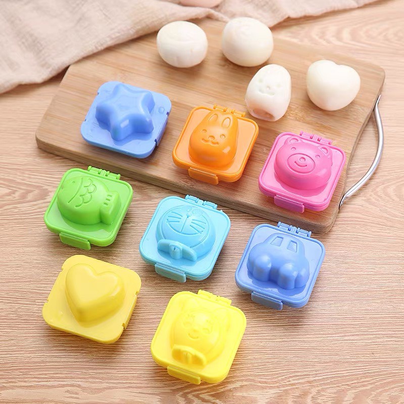 Set 6 khuôn bento tạo hình cơm, tạo hình trứng,làm bánh,làm thạch ngộ nghĩnh cho bé ăn dặm ngon miệng_CC