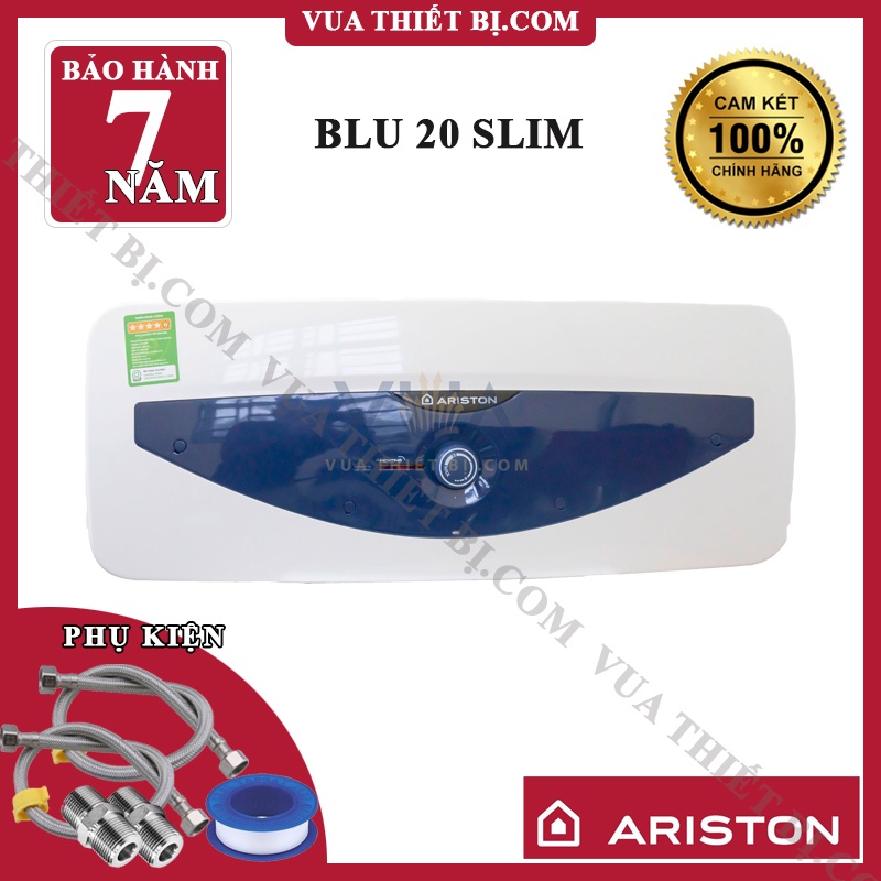 ARISTON BLU SLIM 20 Lít - BLU 20 SL - Bình Nóng Lạnh Gián Tiếp
