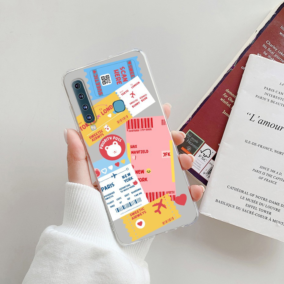 Ốp điện thoại TPU silicon mềm in hoạt hình cho Samsung Galaxy A9 2018 A920