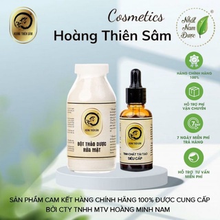 Serum giảm mụn thâm rỗ - combo hoàng thiên sâm tái tạo da