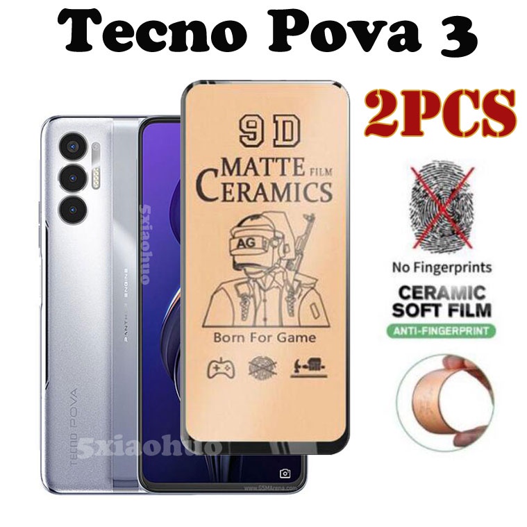 Miếng Dán Cường Lực Sứ Cho Tecno Pova 3 Tecno Pova 3 2