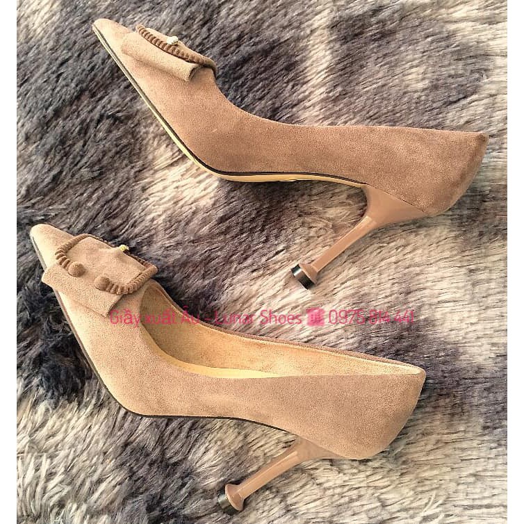 THANH LÝ G194 Size 35 Giầy cao gót màu khoai môn